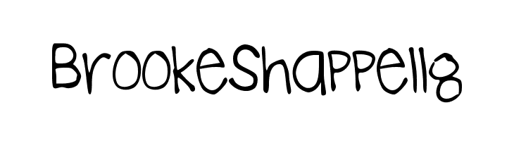 BrookeShappell8 Font