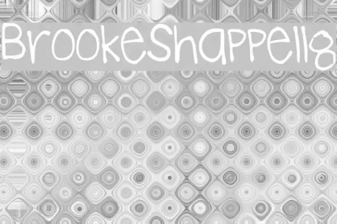 BrookeShappell8 フォント examples