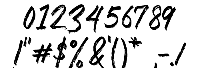 Brookliness Font OTHER CHARS