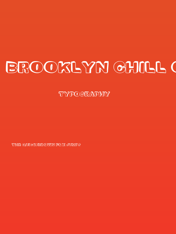 Brooklyn Chill Out Poster
