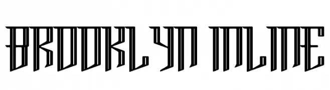 Brooklyn Inline  Frei Schriftart Herunterladen