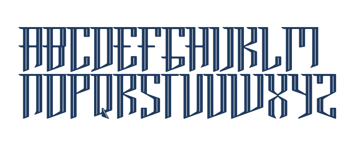 Brooklyn Inline Lowercase