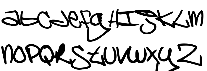 Brooklyn Kid Font LOWERCASE