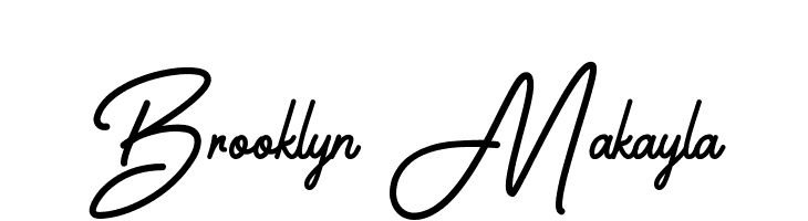 Brooklyn Makayla  Скачать бесплатные шрифты