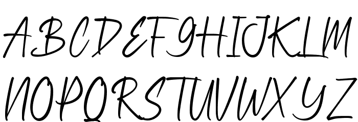 Brooklyn Park Demo Font UPPERCASE