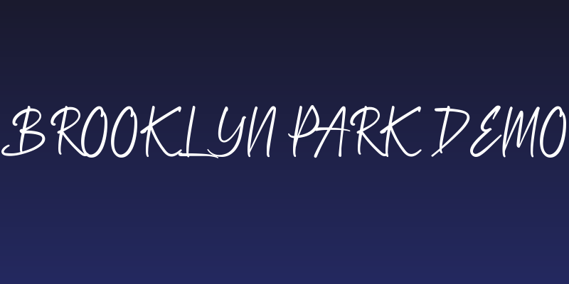 Brooklyn Park Demo Social Header