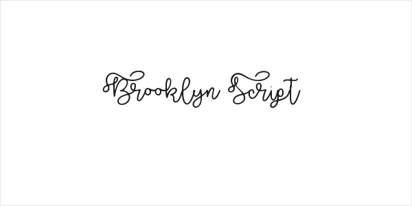Brooklyn Script Logo