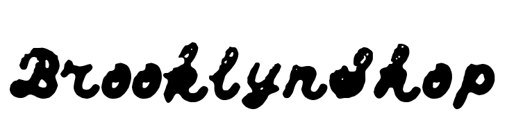 Brooklyn Shop  Descarca Fonturi Gratis