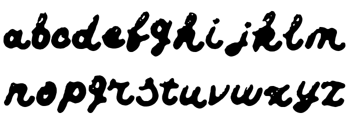 Brooklyn Shop Font LOWERCASE