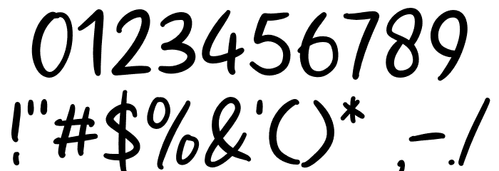 Brooklyn Sky Font OTHER CHARS