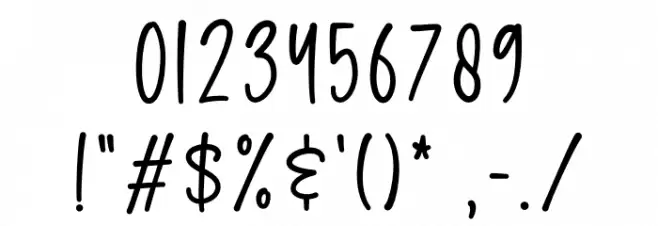 Brooklyn Font OTHER CHARS