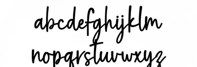 Brooklyn フォント 小文字