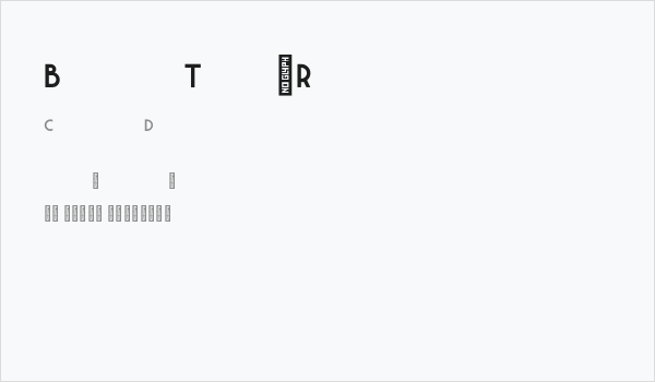 BrooksType-Regular Business Card