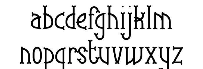 Brooks Font LOWERCASE