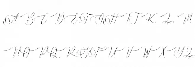 Brookville Demo フォント 大文字