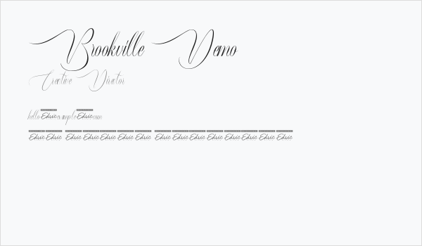 Brookville Demo Business Card