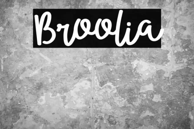 Broolia Font examples