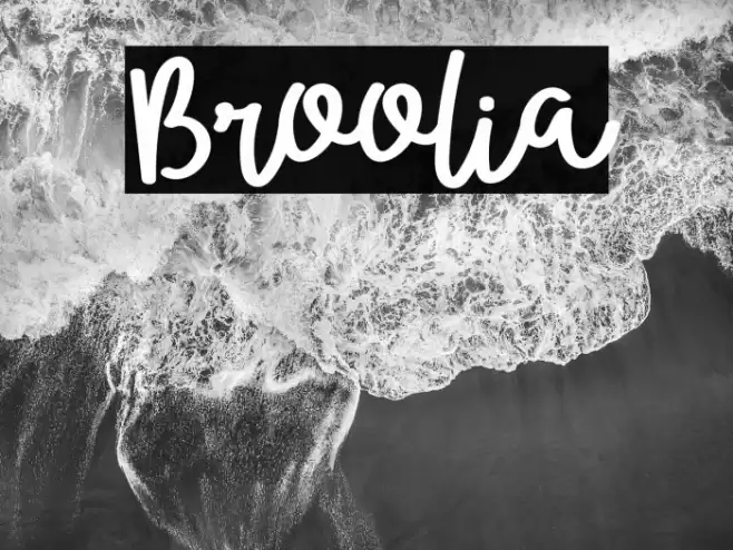 Broolia Font examples