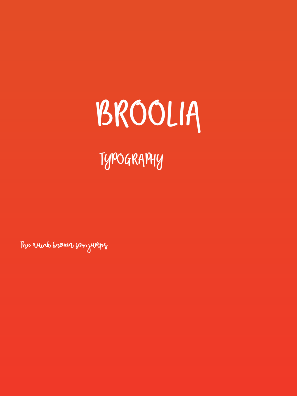 Broolia Poster
