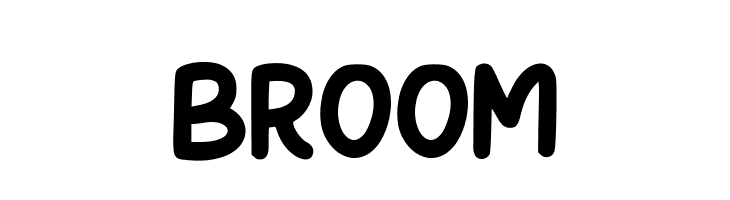 Broom  font caratteri gratis