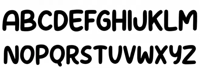 Broom Schriftart Groß