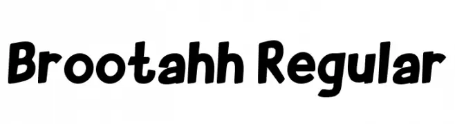 Brootahh Regular  تنزيل الخطوط