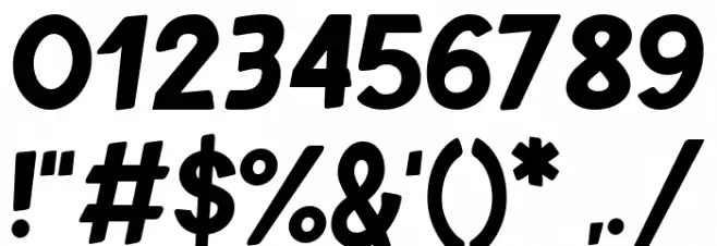 Brootahh Regular Font Alte caractere