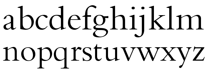 BrophyOpti Font LOWERCASE