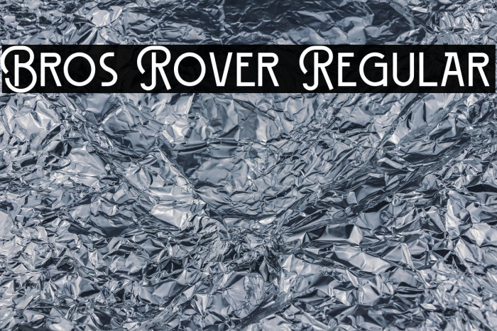 Bros Rover Regular Example 2