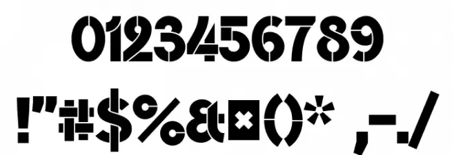 BroshK Font OTHER CHARS