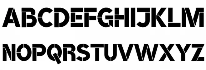 BroshK Schriftart Kleinbuchstaben