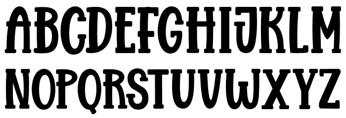 Brosia Font LOWERCASE