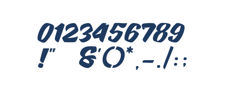 Brotha Script Other Characters