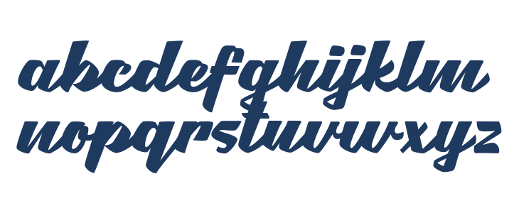 Brotha Script Lowercase