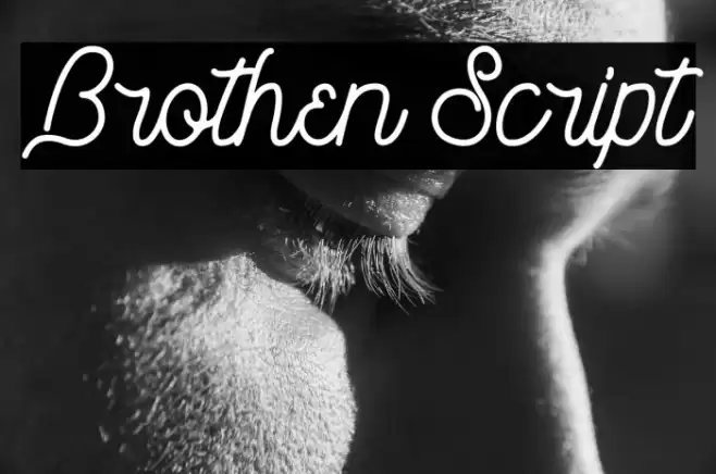 Brothen Script Font examples
