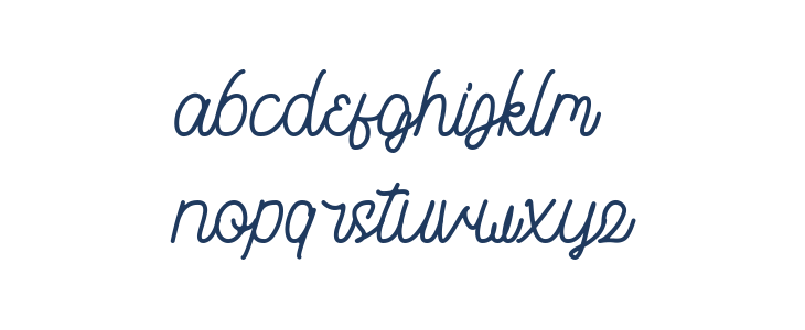 Brothen Script Lowercase