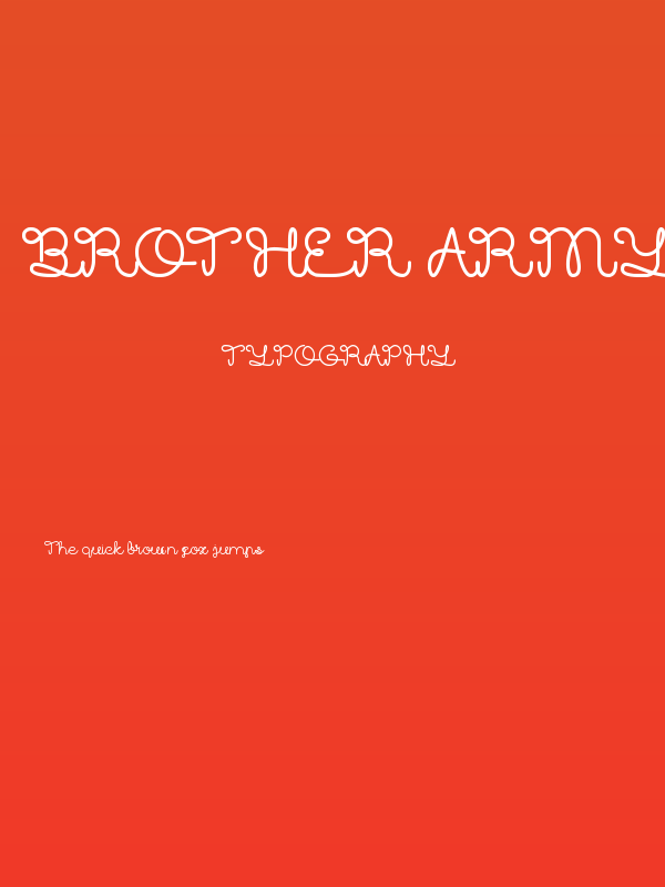 Brother Army Poster