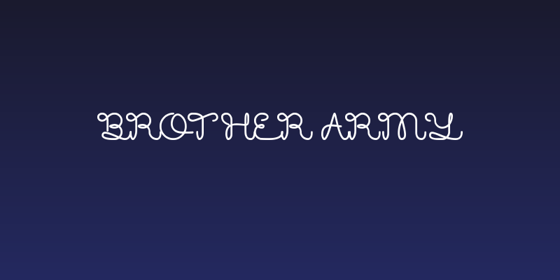Brother Army Social Header