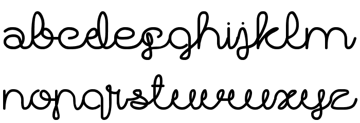 Brother Army Font LOWERCASE