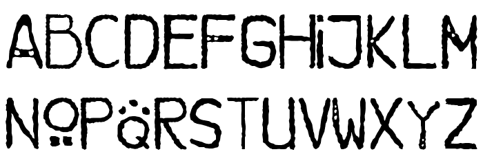 Brother Bear Font LOWERCASE