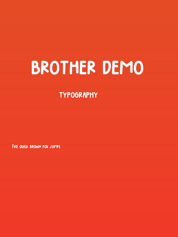 Brother DEMO Poster