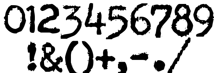 Brother Deluxe 1350 Font Font OTHER CHARS