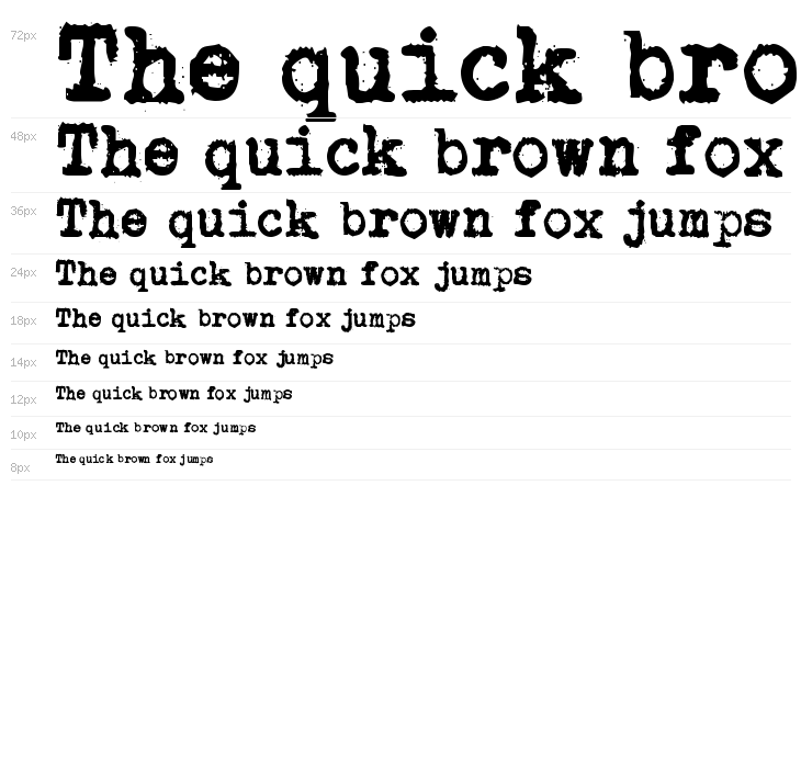 Brother Deluxe 1350 Font Waterfall