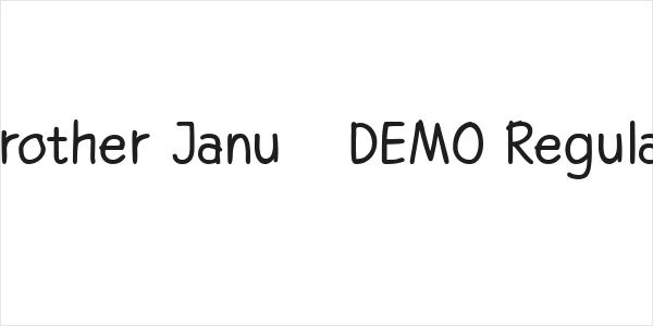 Brother Janu - DEMO Regular Logo