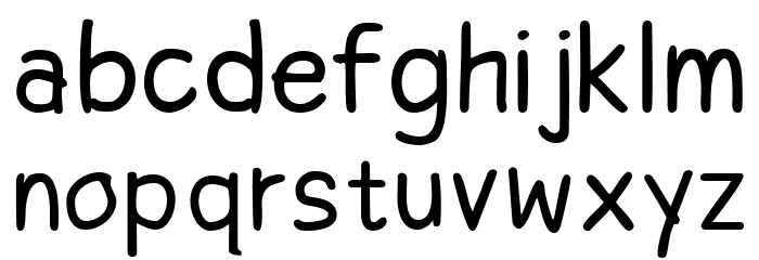 Brother Janu - DEMO Regular Font LOWERCASE