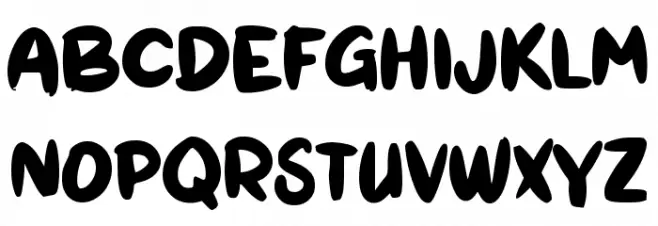 Brother Kids Schriftart Groß