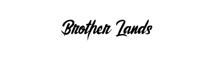 Brother Lands  Free Fonts Download