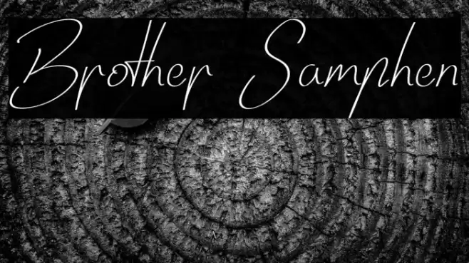 Brother Samphen Font examples