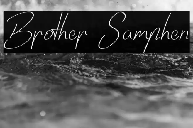 Brother Samphen Font examples