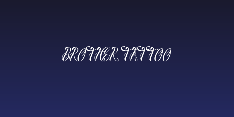Brother Tattoo Social Header
